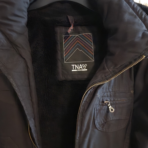 TNA Black bomber Jacket - Picture 2 of 7